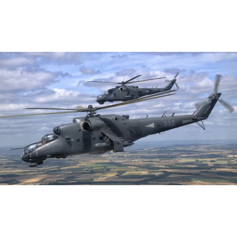 Hélicoptère Mi-24P Hind-F - 1/48 - TRUMPETER 05829