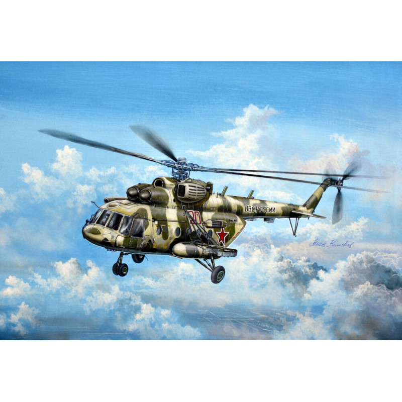 Hélicoptère Mi-8MTV5 russe - 1/48 - TRUMPETER 05853