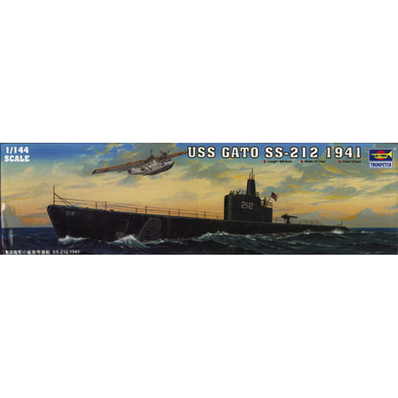 Sous-marin USS Gato SS-212 1941 - 1/144 - TRUMPETER 05905