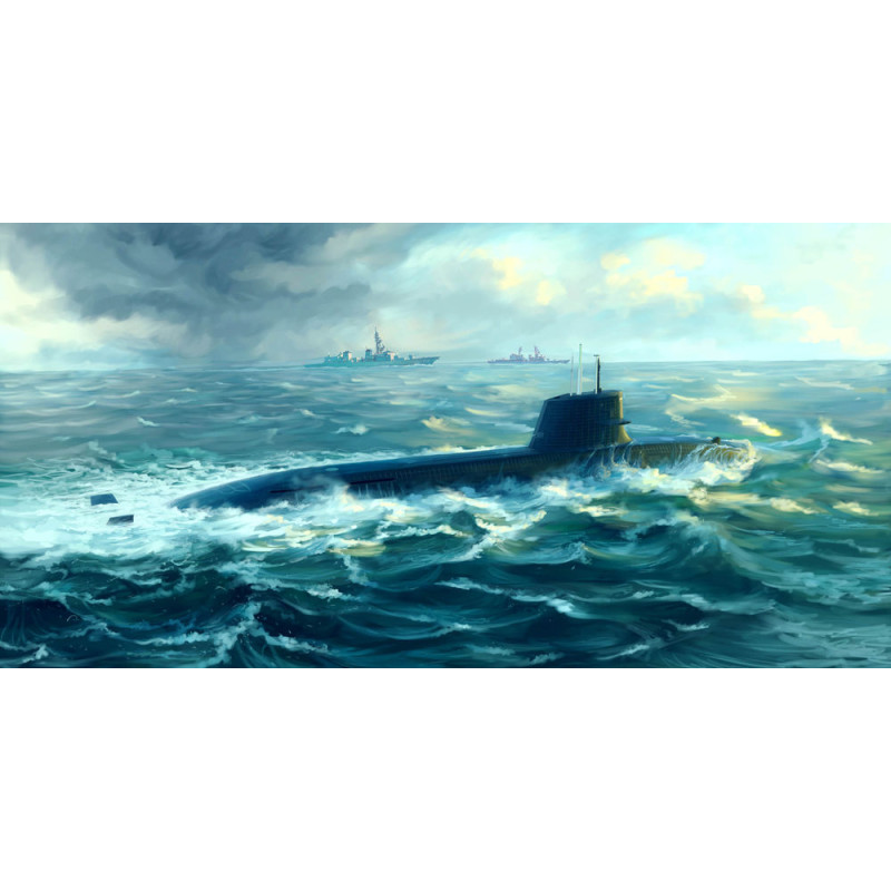 Sous-marin d'attaque japonais de classe Soryu - 1/144 - TRUMPETER 05911