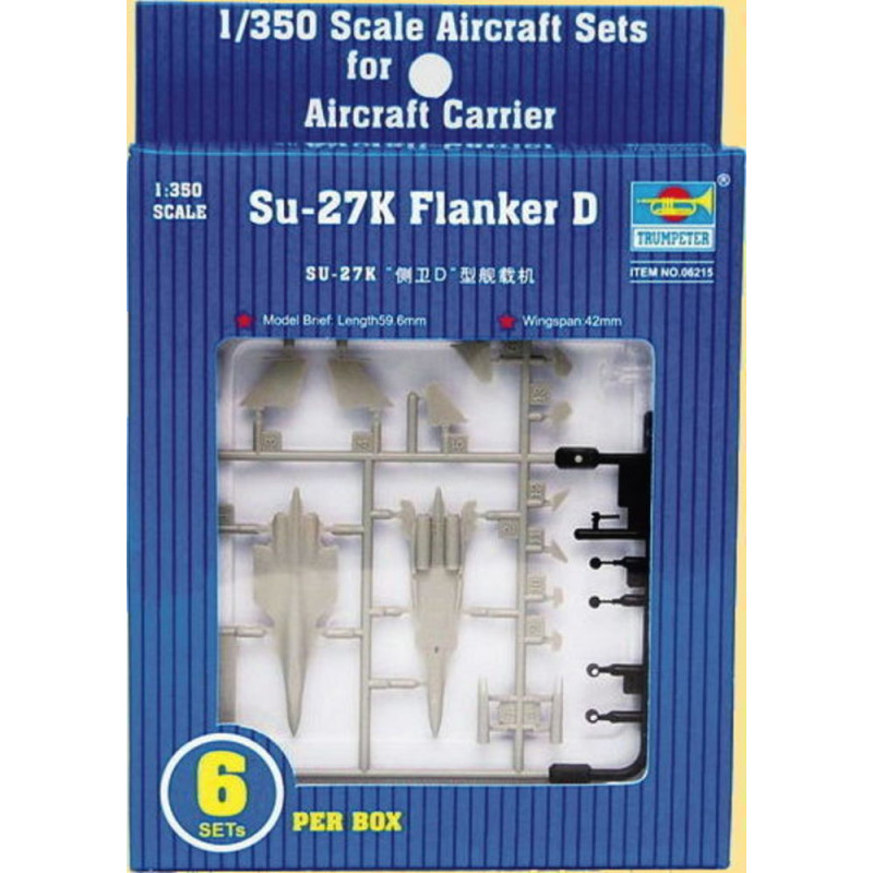 Sukhoi Su-27 Flanker D - 1/350 - TRUMPETER 06215