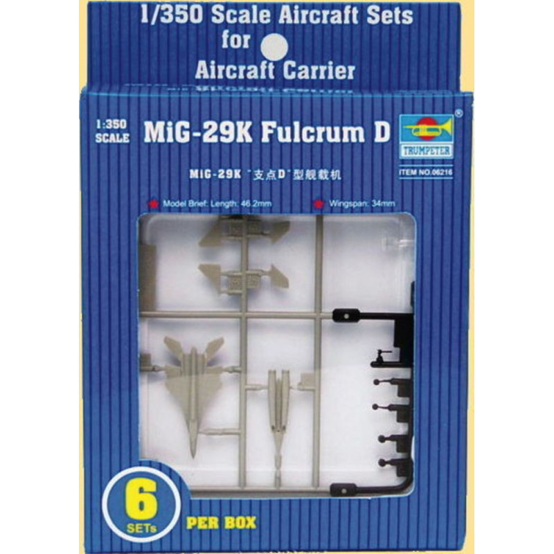 Mig-29K Fulcrum D - 1/350 - TRUMPETER 06216