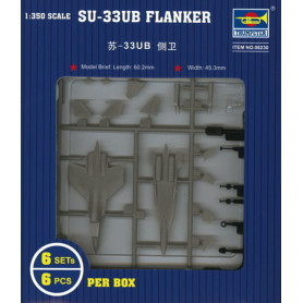 Su-33 UB Flanker - 1/350 - TRUMPETER 06230
