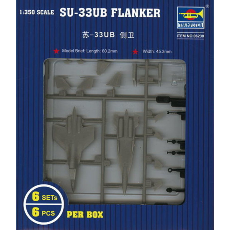 Su-33 UB Flanker - 1/350 - TRUMPETER 06230
