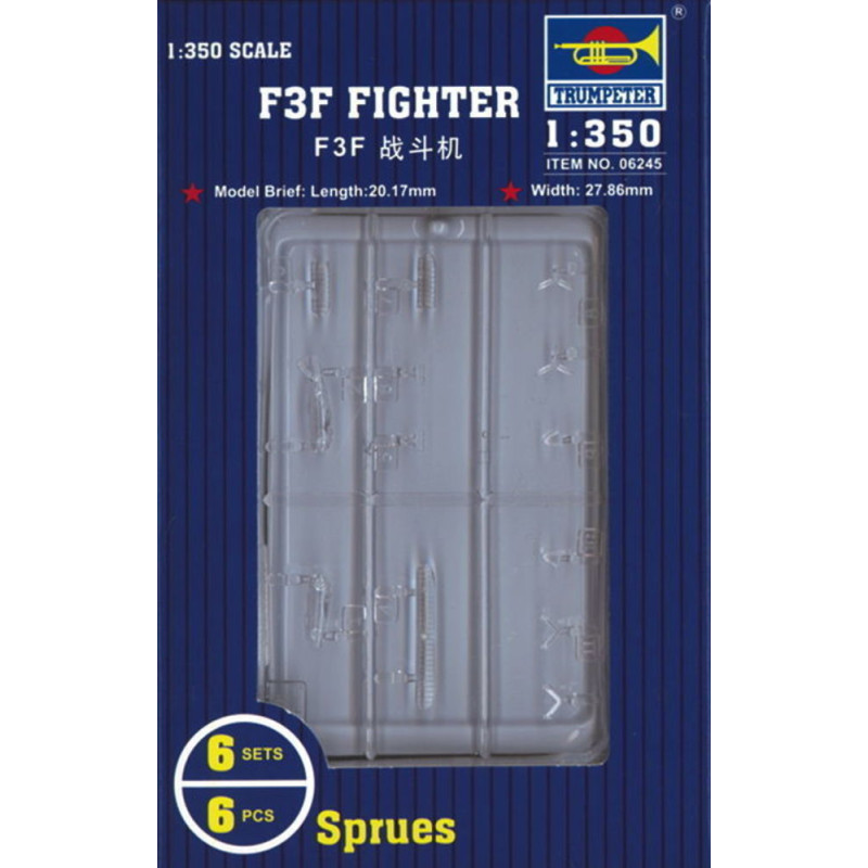 Combattant F3F - 1/350 - TRUMPETER 06245