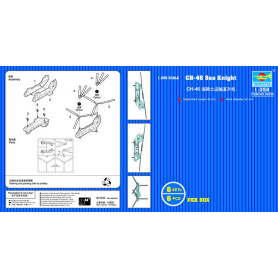 CH-46 Sea Knight (6 appareils) - 1/350 - TRUMPETER 06256