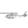 Hélicoptère Gazelle - 1/350 - TRUMPETER 06287