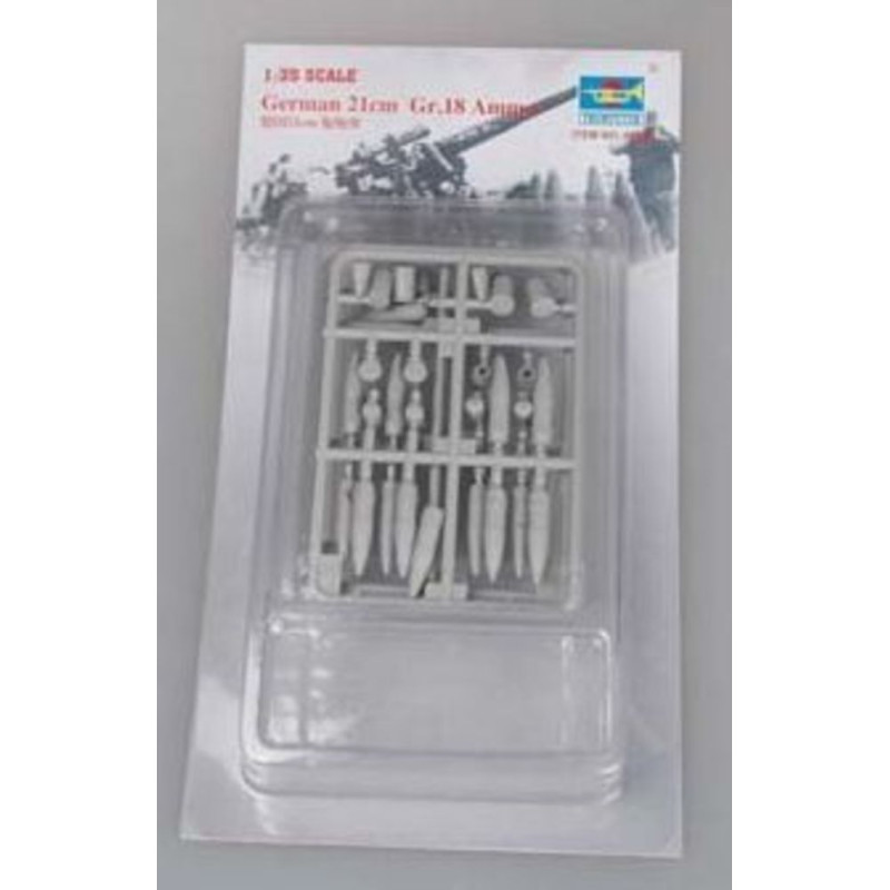 Munitions allemandes de calibre 18, calibre 21 cm - 1/35 - TRUMPETER 06610