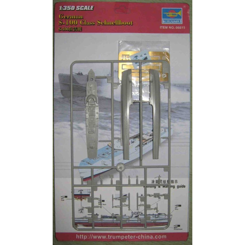 Patrouilleurs rapides allemands de classe S-100 - 1/350 - TRUMPETER 06615