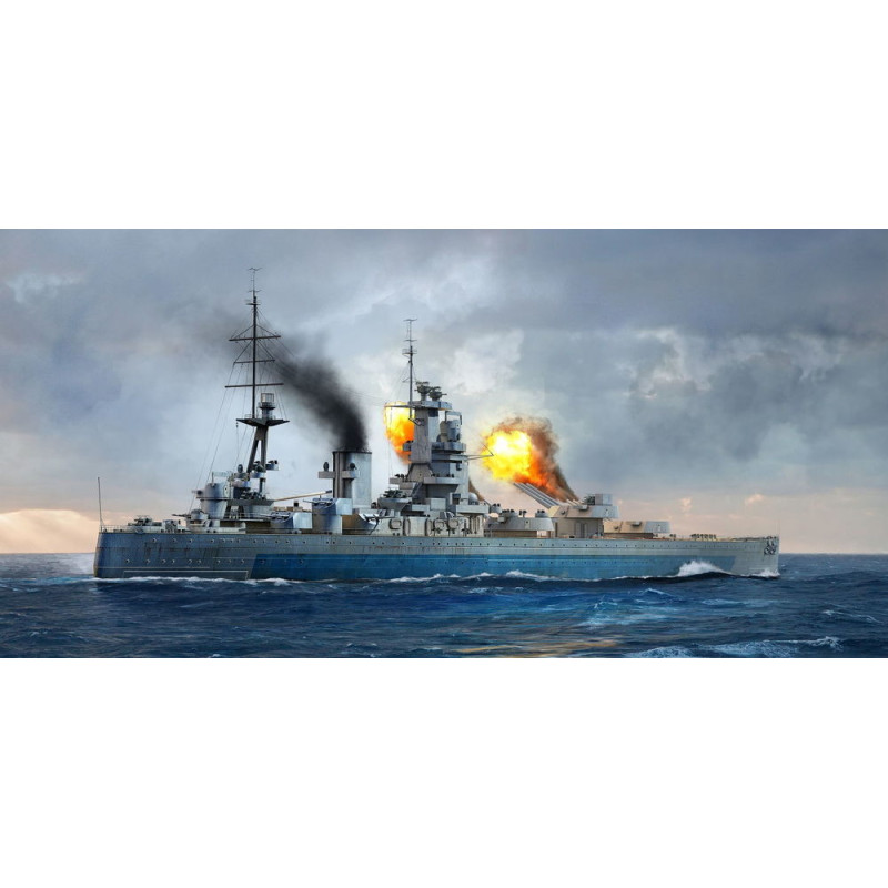 Cuirassé HMS Nelson 1944 - 1/700 - TRUMPETER 06717