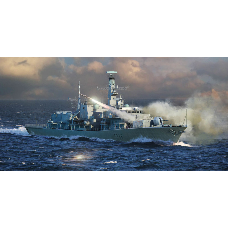 Frégate HMS TYPE 23 Monmouth (F235) - 1/700 - TRUMPETER 06722