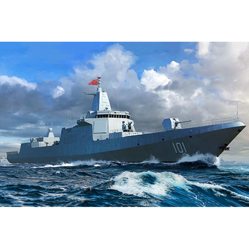 Destroyer de type 055 de la marine de l'APL - 1/700 - TRUMPETER 06729