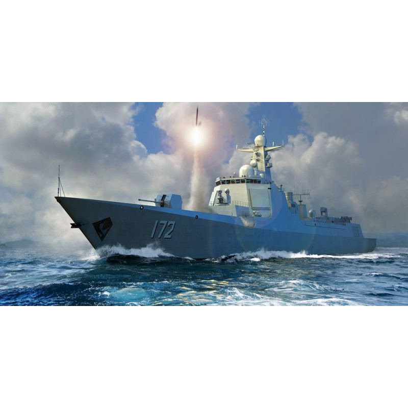 Destroyer de type 052D de la marine de l'APL - 1/700 - TRUMPETER 06732