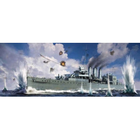 Croiseur lourd britannique HMS Cornwall - 1/700 - TRUMPETER 06734