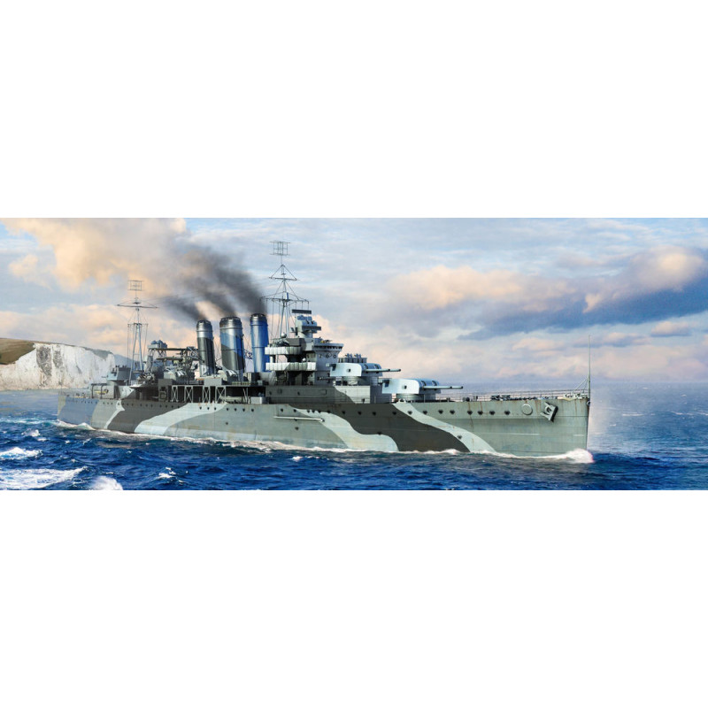 Croiseur lourd britannique HMS Kent - 1/700 - TRUMPETER 06735
