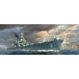Croiseur USS Hawaii CB-3 - 1/700 - TRUMPETER 06740