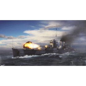 Croiseur lourd britannique HMS York - 1/700 - TRUMPETER 06745