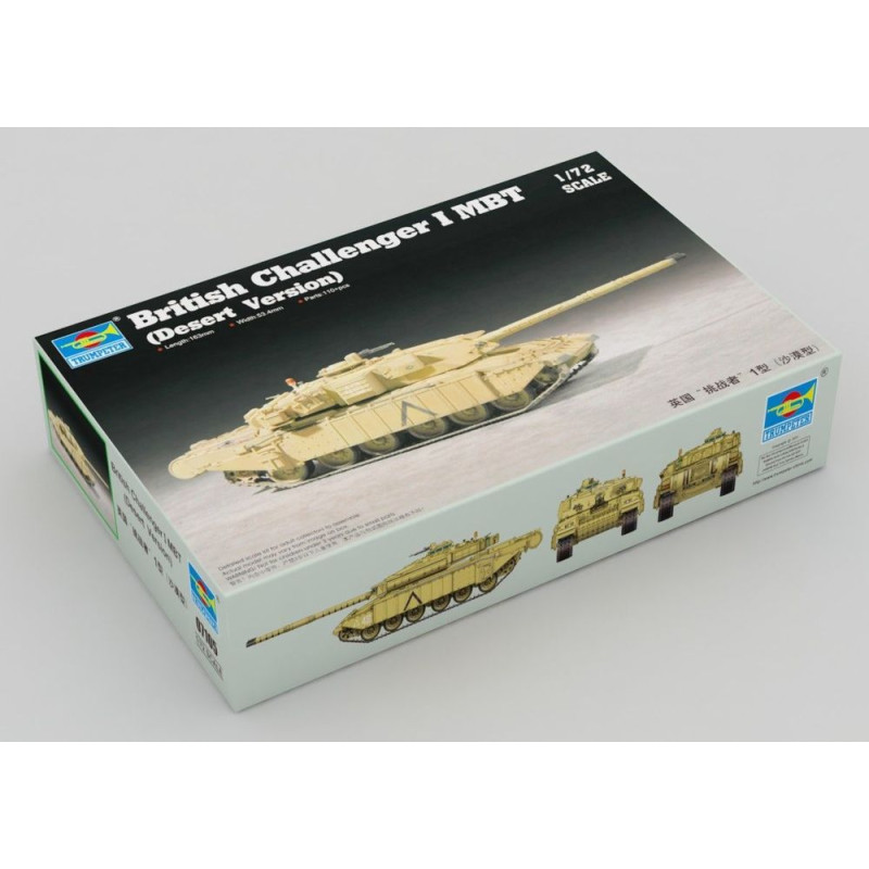 VTT Challenger 1 britannique (version désert) - 1/72 - TRUMPETER 07105