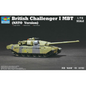 Char de combat britannique Challenger I (OTAN) - 1/72 - TRUMPETER 07106