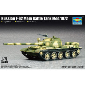 Char de combat principal russe T-62 Mod.1972 - 1/72 - TRUMPETER 07147