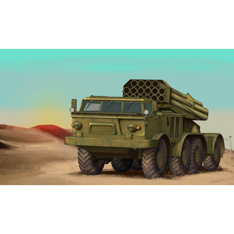 Système de lance-roquettes multiple russe 9P140 TEL - 1/72 - TRUMPETER 07180