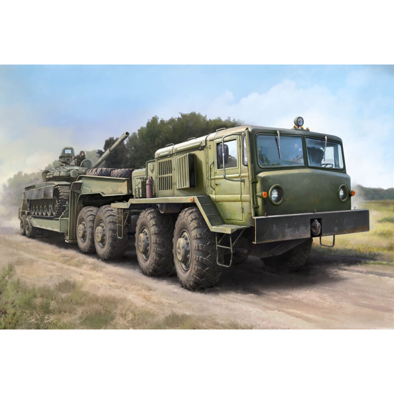 MAZ-537G production tardive avec remorque - 1/72 - TRUMPETER 07195