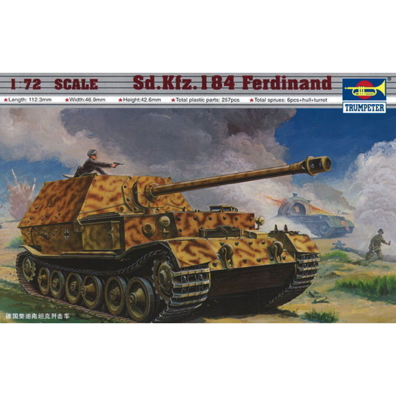 Sd.Kfz. 184 Tigre Ferdinand - 1/72 - TRUMPETER 07205
