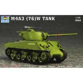 Char Sherman M4A3 76(W) - 1/72 - TRUMPETER 07226
