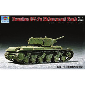 KV-1S Ehkranami soviétique - 1/72 - TRUMPETER 07230
