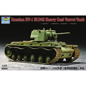 KV-1 1942 avec tourelle lourde - 1/72 - TRUMPETER 07231