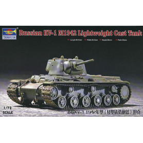 Char léger russe KV-1 M1942 - 1/72 - TRUMPETER 07233