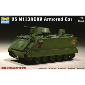 Voiture blindée américaine M 113 ACAV - 1/72 - TRUMPETER 07237