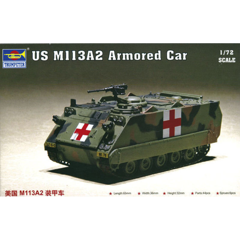 Voiture blindée américaine M113A2 - 1/72 - TRUMPETER 07239