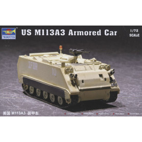 Voiture blindée américaine M113A3 - 1/72 - TRUMPETER 07240