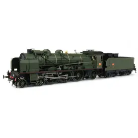Vapeur 5-231D sud-est Dijon ép III SNCF digital son fumée pulsée - HO 1/87 - REE MB-037S