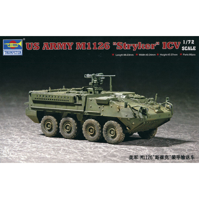 Véhicule blindé léger « Stryker » (ICV) - 1/72 - TRUMPETER 07255