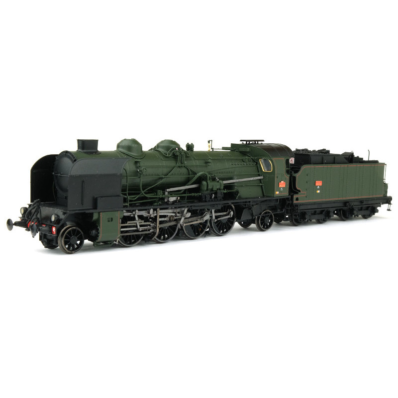 Vapeur 141 E 672 Alès ép III SNCF digital son fumée pulsée - HO 1/87 - REE MB-052S