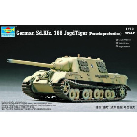 Allemand Sd.Kfz.186 Jagdtiger (modèle Porsche) - 1/72 - TRUMPETER 07273