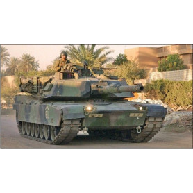 Char de combat principal M1A1 Abrams - 1/72 - TRUMPETER 07276