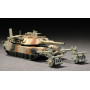 Abrams M1A1 avec rouleau de déminage - 1/72 - TRUMPETER 07278