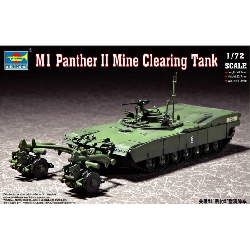 Char de déminage M1 Panther II - 1/72 - TRUMPETER 07280