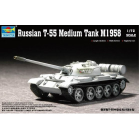 Char moyen russe T-55 M1958 - 1/72 - TRUMPETER 07282