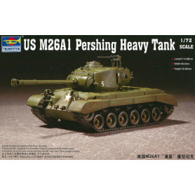 Char lourd américain M26A1 - 1/72 - TRUMPETER 07286