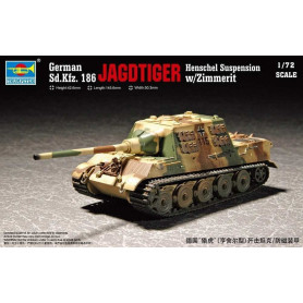 Char Sd.Kfz 186 Jagdtiger wZimmerit - 1/72 - TRUMPETER 07293