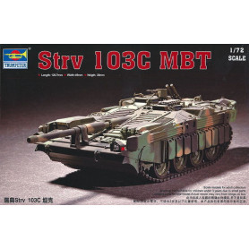 Tractomoteur suédois Strv 103C - 1/72 - TRUMPETER 07298