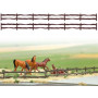 Clôture en bois échelle HO 1/87 - BUSCH 6008