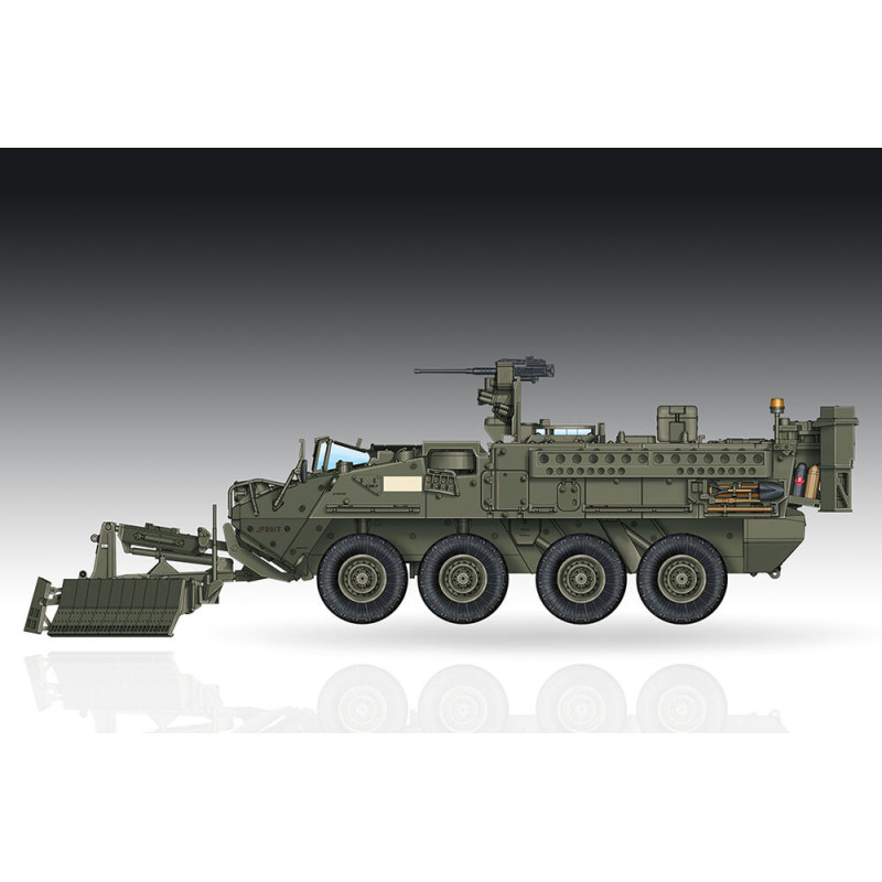 Véhicule de génie Stryker M1132 avec SMP et AMP - 1/72 - TRUMPETER 07427