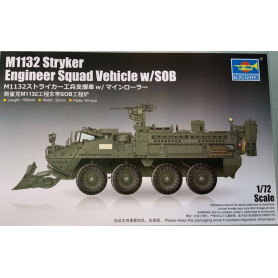 Véhicule de génie Stryker M1132 avec SOB - 1/72 - TRUMPETER 07456