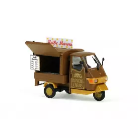 Piaggio Ape 50 vente de Marrons Chauds - HO 1/87 - BUSCH 48495