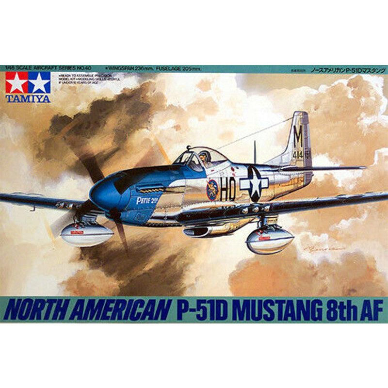 P-51D Mustang North American 8th AF - 1/48 - Tamiya 61040